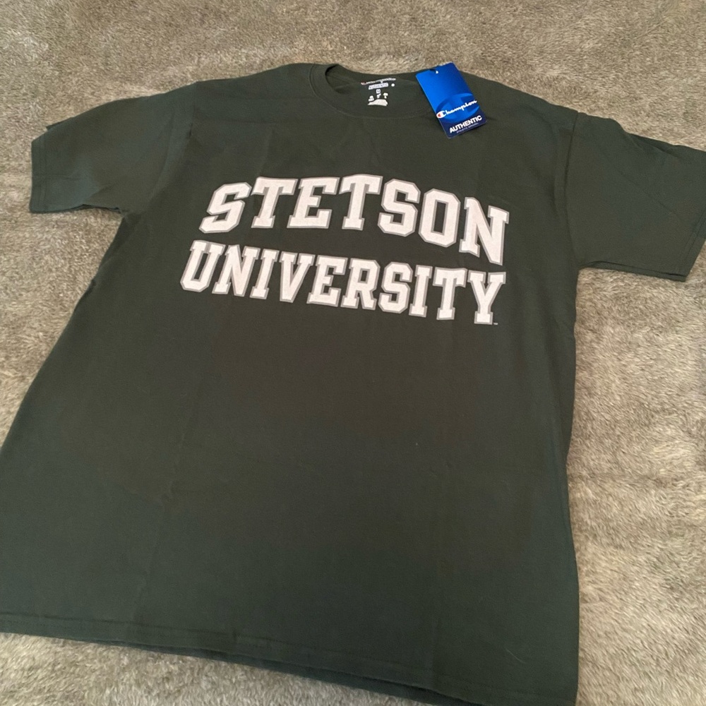 Champion size M cotton collegiate T-shirt. Stetson University